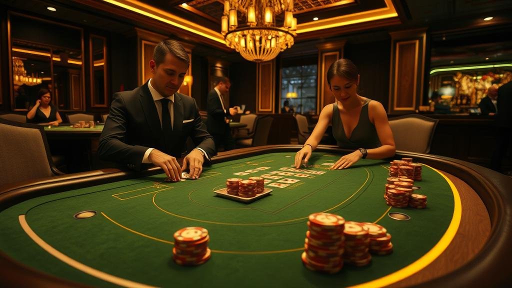 หน้าจอเกมบาคาร่าออนไลน์พร้อมสถิติ