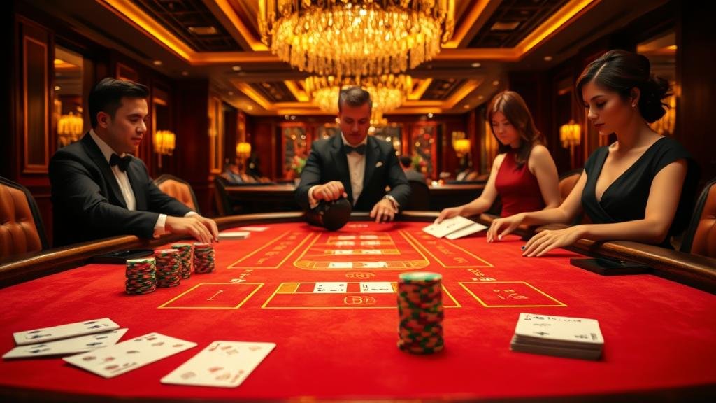 การวางเดิมพันบาคาร่าออนไลน์บนหน้าจอ