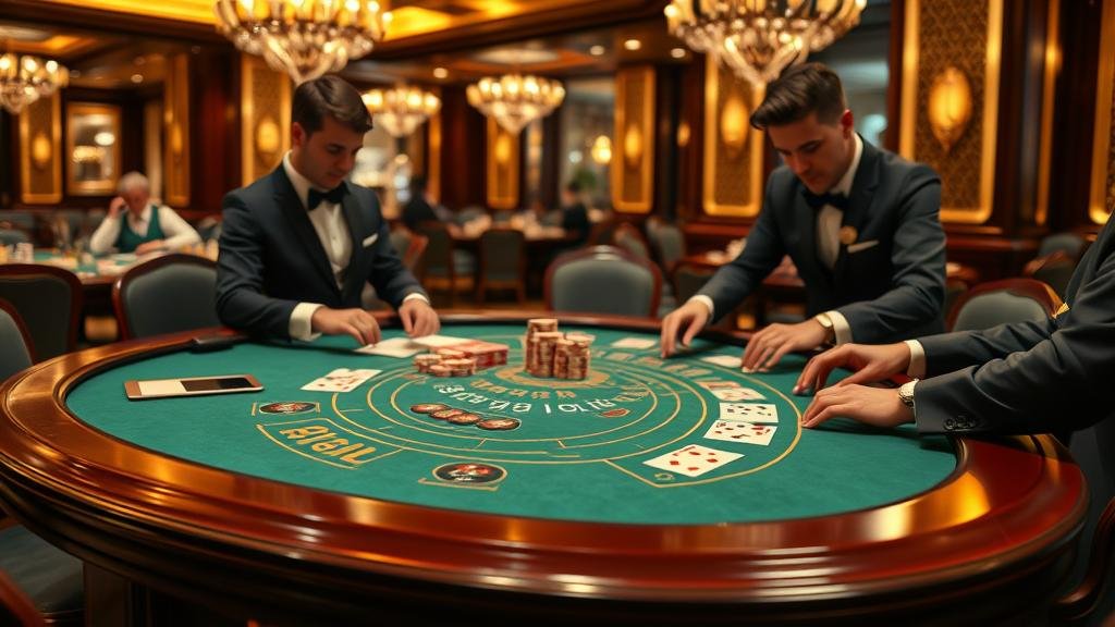 ภาพเปรียบเทียบหน้าจอเกมบาคาร่าจากค่ายต่างๆ