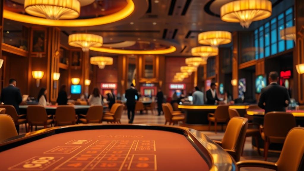 โต๊ะบาคาร่าแสดงตัวเลือกการเดิมพัน