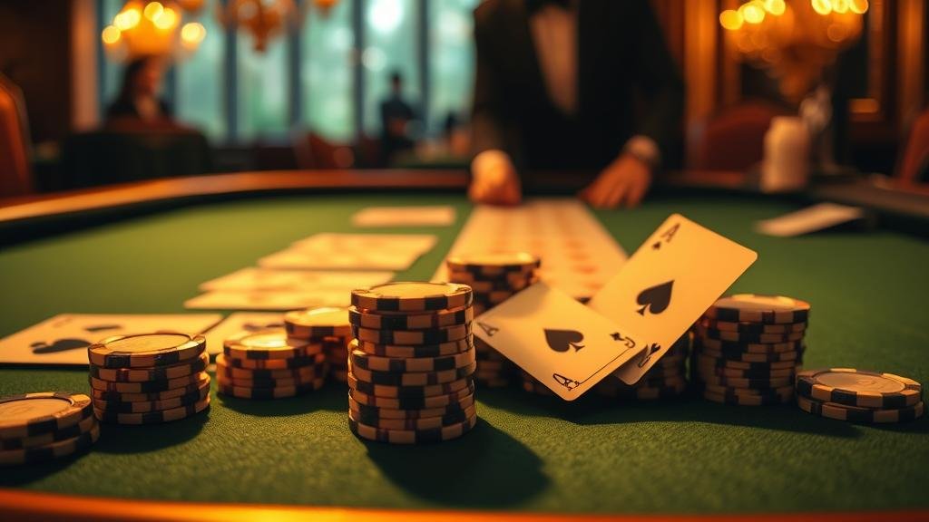 ตัวอย่างเค้าไพ่มังกรและปิงปองในบาคาร่า