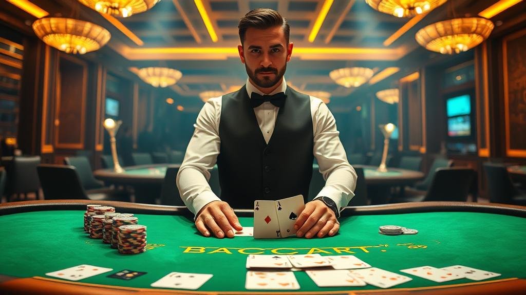 ตัวอย่างการวางเดิมพันในเกมบาคาร่า