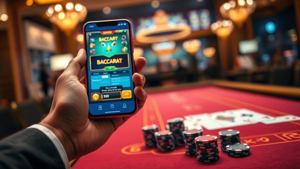 แผนผังแสดงการเดิมพันบาคาร่า