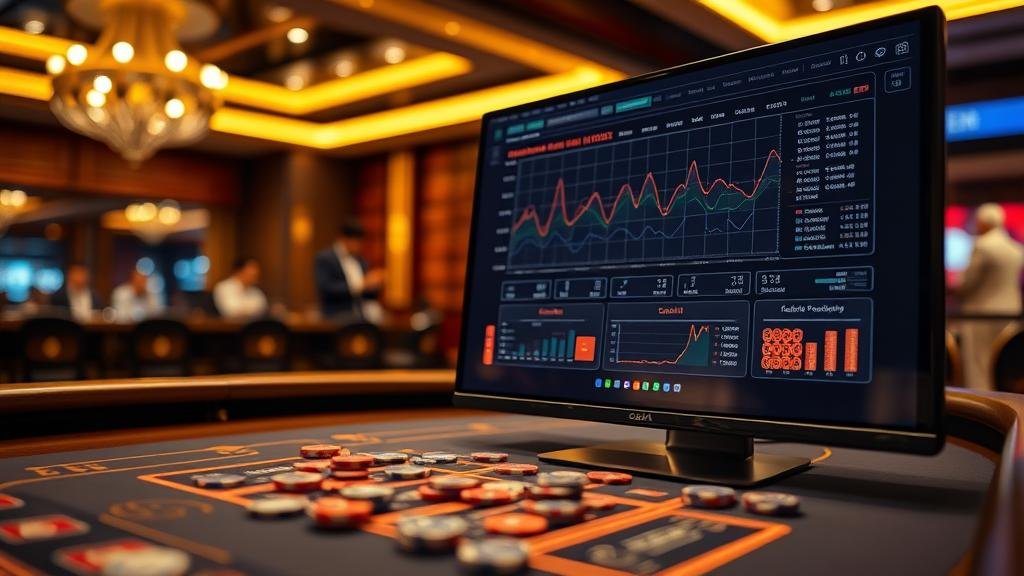 กราฟแสดงการบริหารเงินทุนในการเล่นบาคาร่า