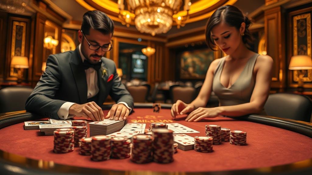 ตารางแสดงสถิติเค้าไพ่บาคาร่า