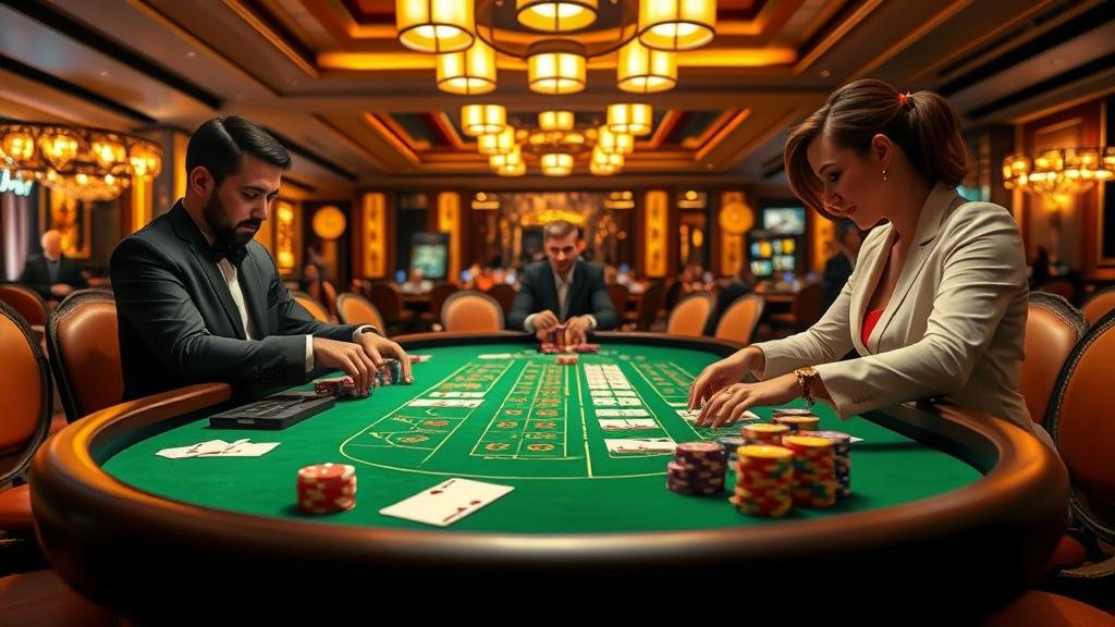 หน้าจอเกมบาคาร่าออนไลน์พร้อมสถิติ