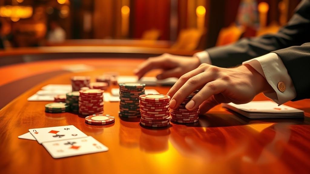 ผู้เล่นบาคาร่ามืออาชีพกำลังวิเคราะห์ไพ่