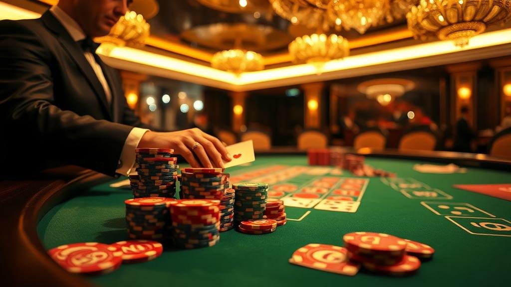 อินโฟกราฟิกแสดงเค้าไพ่และกลยุทธ์บาคาร่า