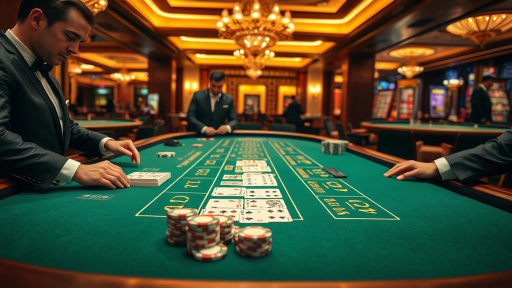 การวางเดิมพันบาคาร่าด้วยชิปคาสิโน