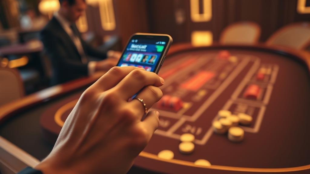 หน้าจอเกมบาคาร่าสดบนเว็บพนันออนไลน์