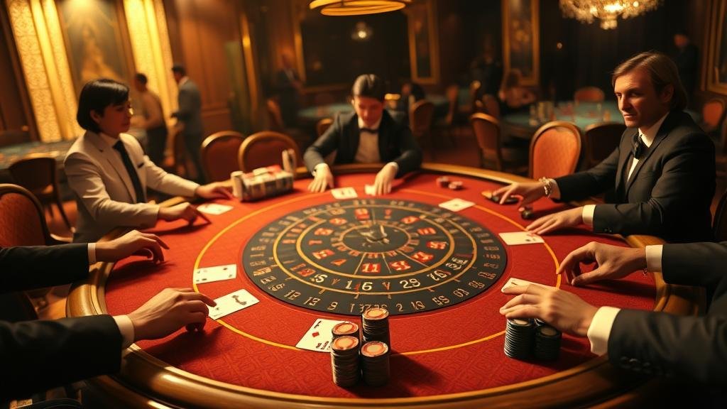 ผู้เล่นบาคาร่ากำลังวางแผนการเดิมพัน