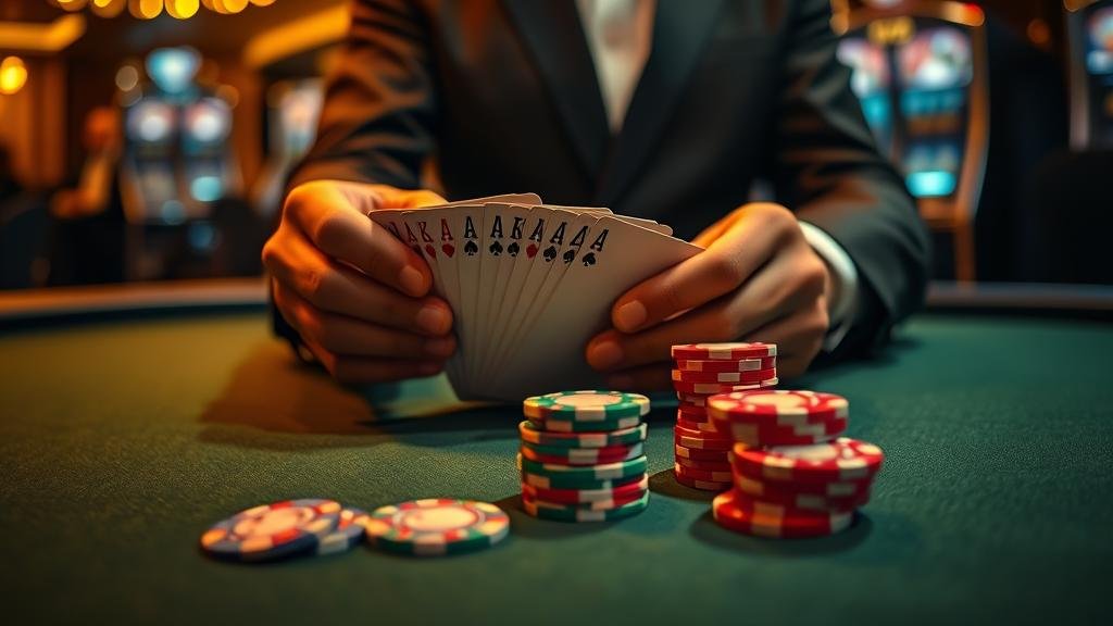 ตัวอย่างเค้าไพ่มังกรในบาคาร่า