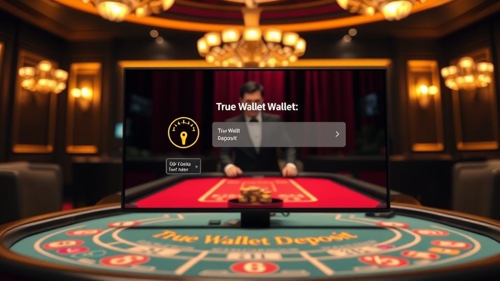 การวางเดิมพันบาคาร่าด้วย True Wallet
