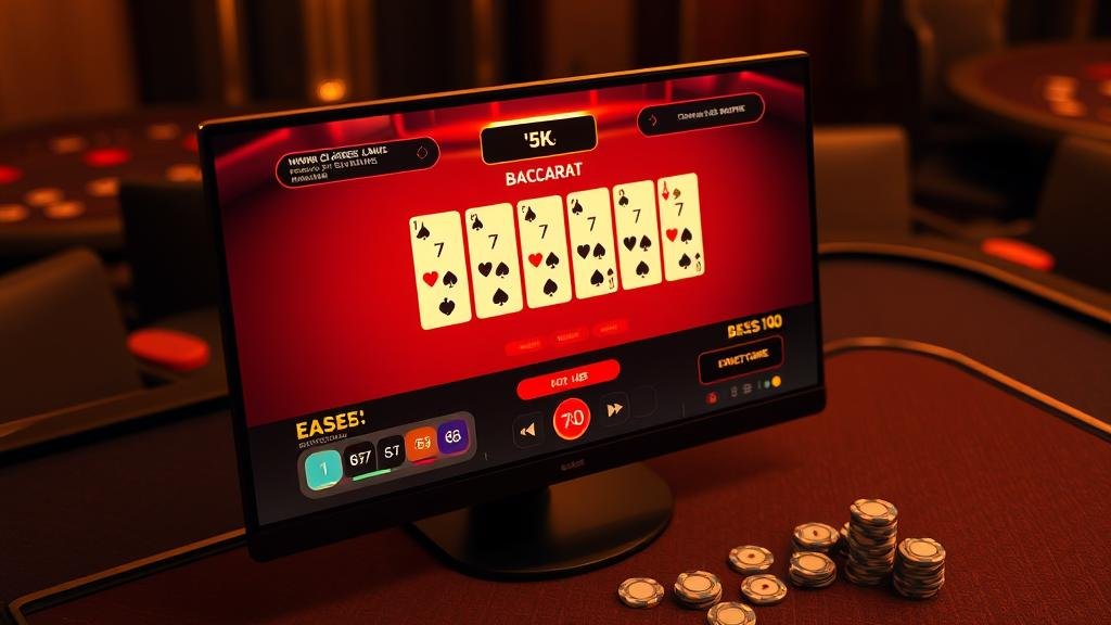 หน้าจอแสดงผลสูตรบาคาร่า AI