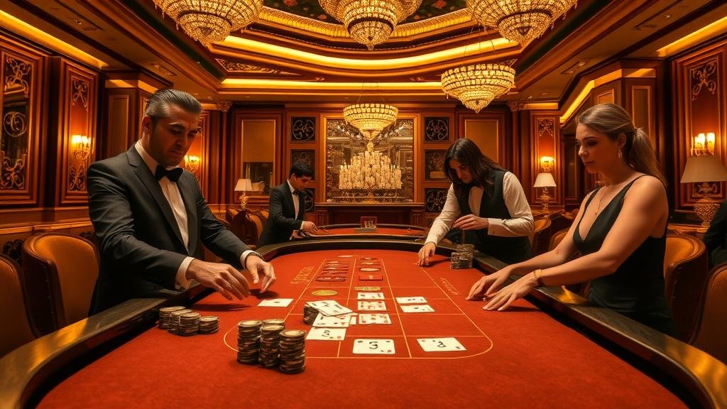 หน้าจอเกมบาคาร่าออนไลน์บนมือถือ