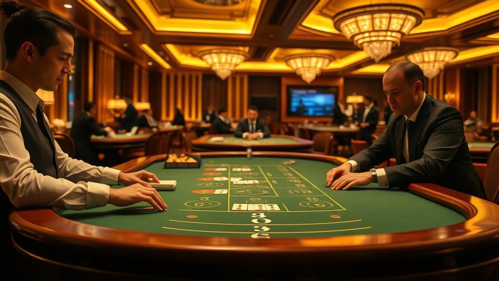 มือผู้เล่นกำลังถือไพ่บาคาร่า