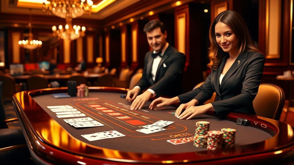 หน้าจอแสดงสถิติและเค้าไพ่บาคาร่า