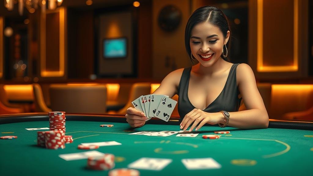 หน้าจอแสดงสถิติเค้าไพ่บาคาร่า