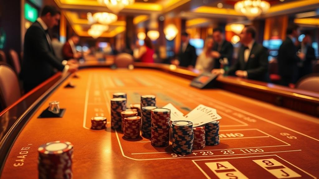 นักพนันกำลังวิเคราะห์เค้าไพ่บาคาร่าบนเว็บตรง