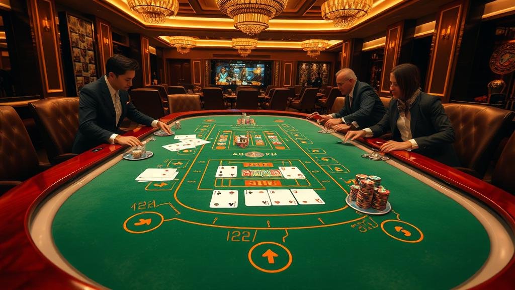 ตัวอย่างการเล่นบาคาร่าบนเว็บตรง