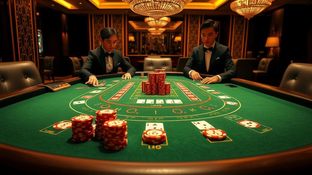 ตารางแสดงเค้าไพ่บาคาร่า