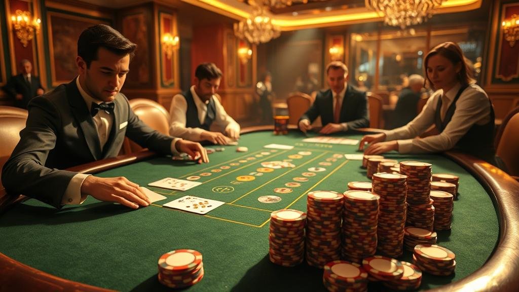 หน้าจอเกมบาคาร่าออนไลน์ที่ทันสมัย