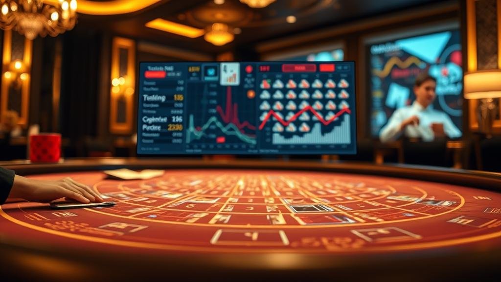 ตัวอย่างเค้าไพ่ปิงปองและมังกรในเกมบาคาร่า