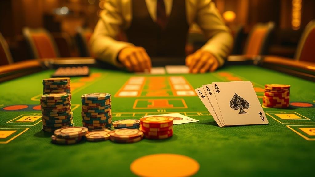 นักเดิมพันกำลังเครียดกับการเล่นบาคาร่า