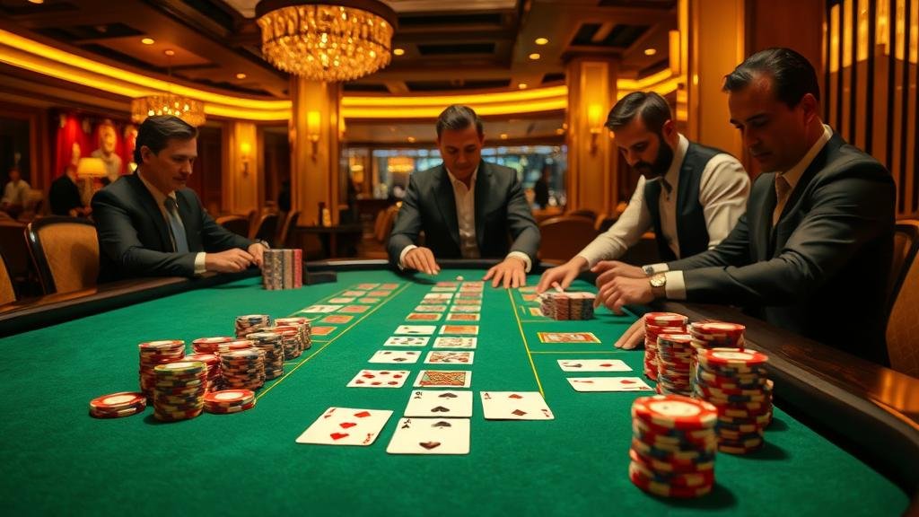 ตารางแสดงเค้าไพ่บาคาร่า