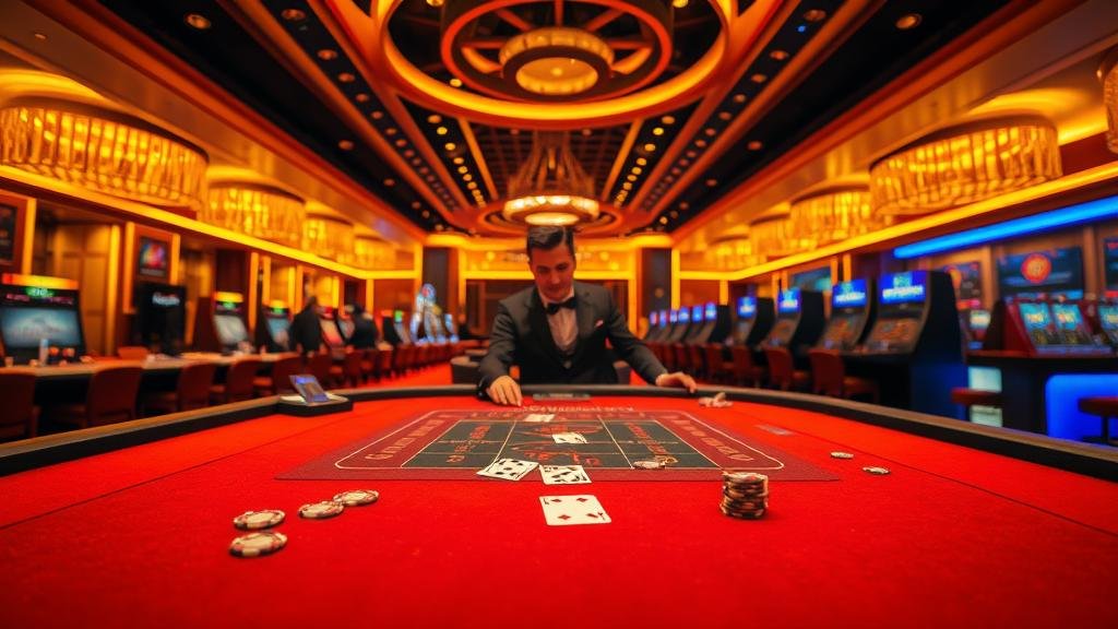 โต๊ะบาคาร่าออนไลน์ พร้อมชิปและไพ่