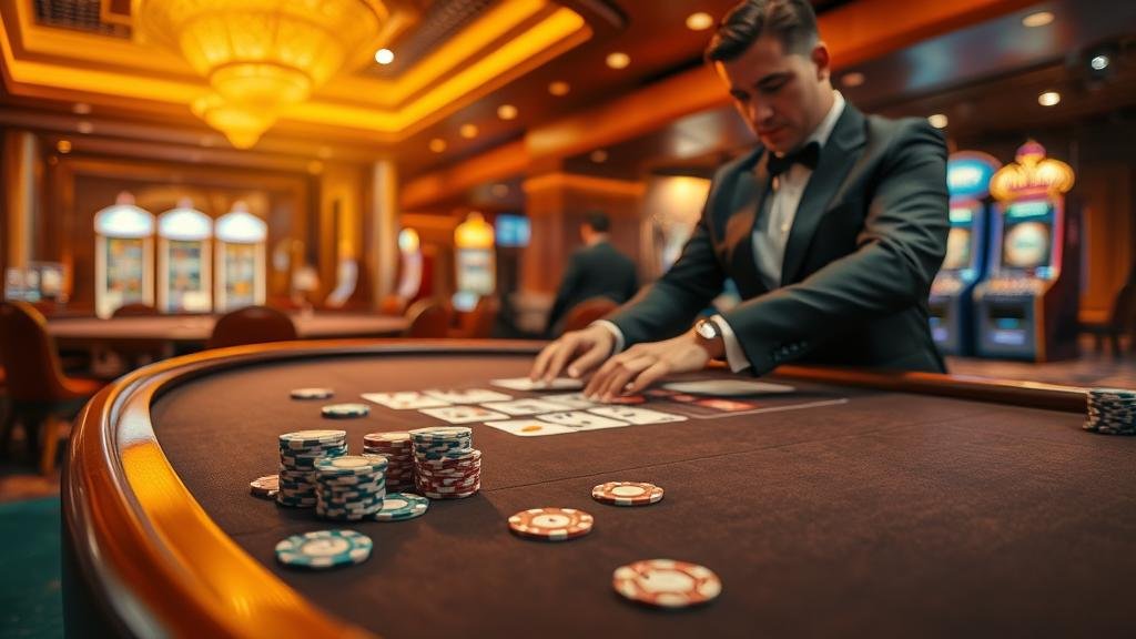 ฉากเกมยิงปลาใต้น้ำ พร้อมปลาหลากหลายชนิด