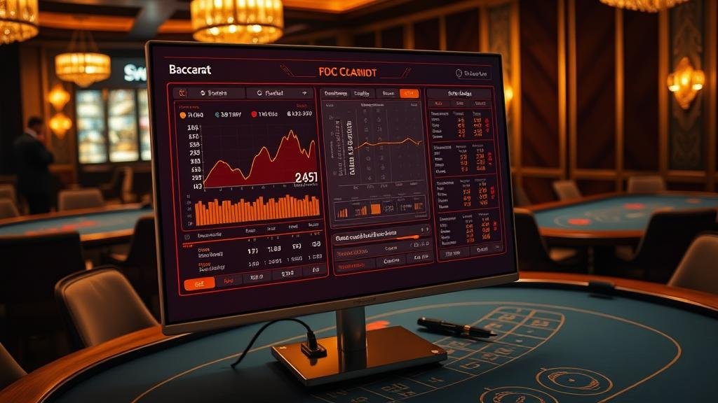 อินโฟกราฟิกแสดงกลยุทธ์การเดิมพันบาคาร่า