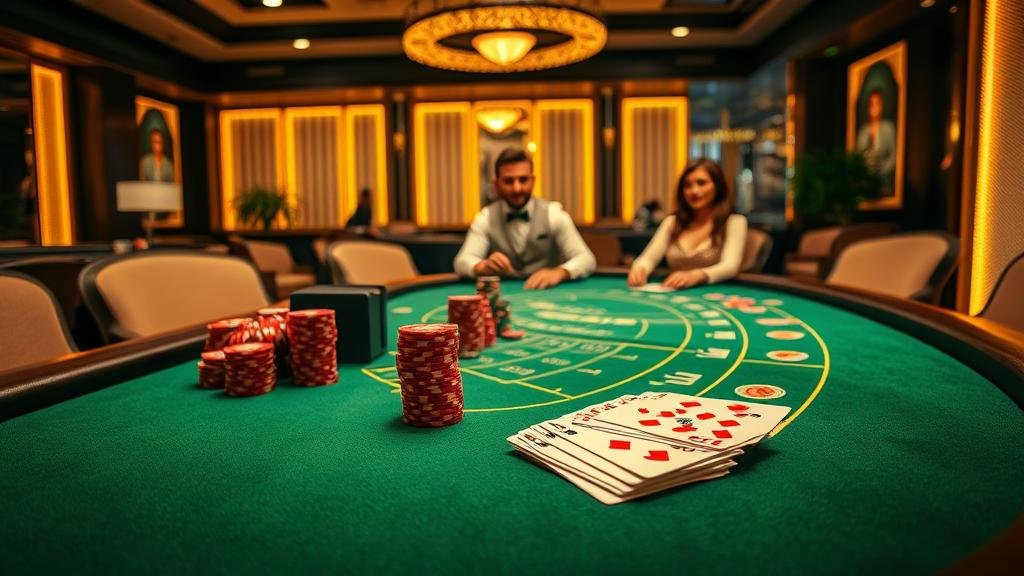 ไพ่บาคาร่าพร้อมตัวเลขและสัญลักษณ์