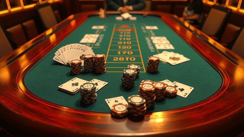 แผนภาพกลยุทธ์การเล่นบาคาร่า