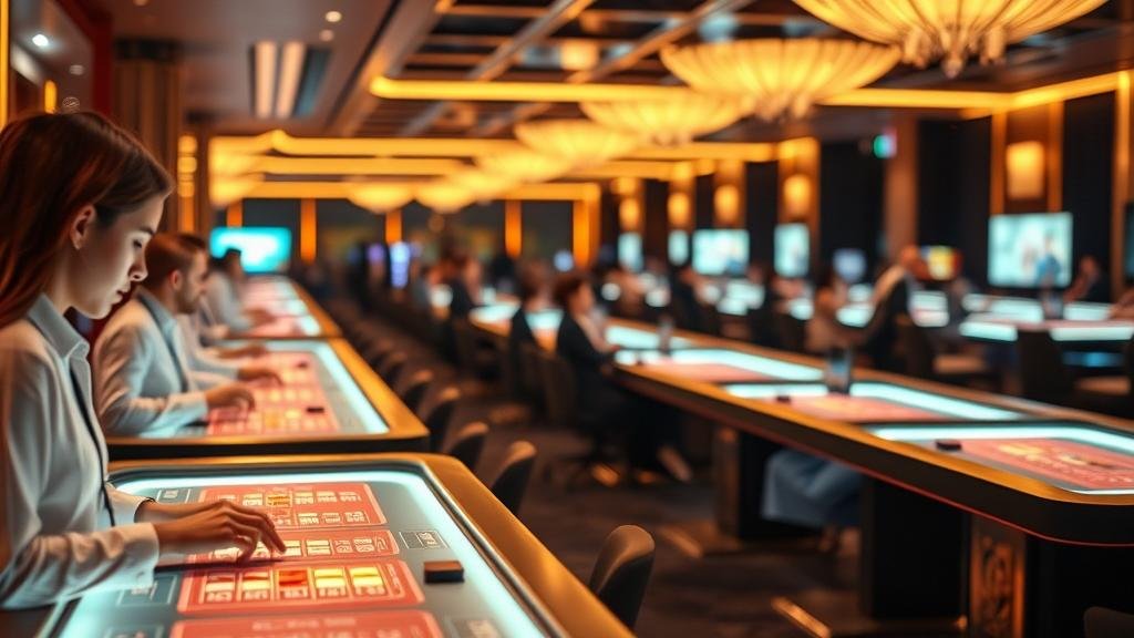 ตัวอย่างการวางเดิมพันในเกมบาคาร่า