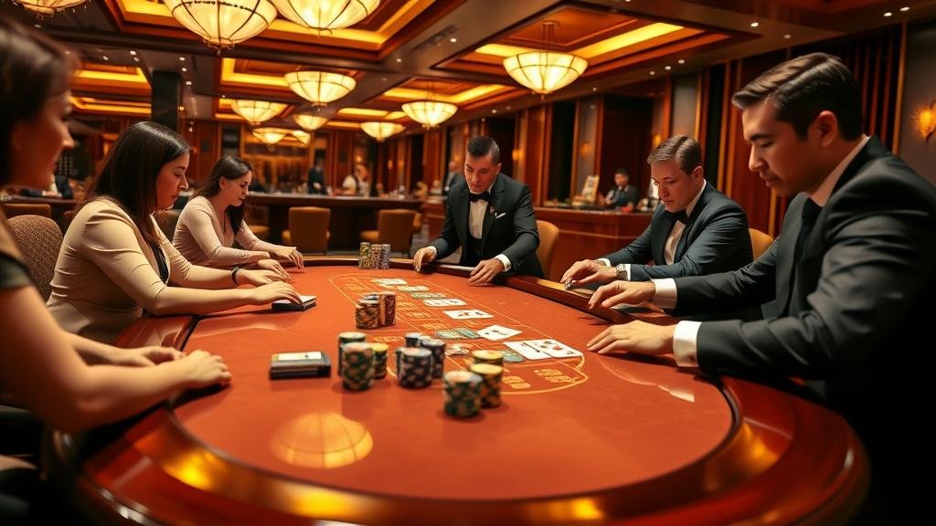 ภาพการเล่นบาคาร่าสดบนเว็บตรง