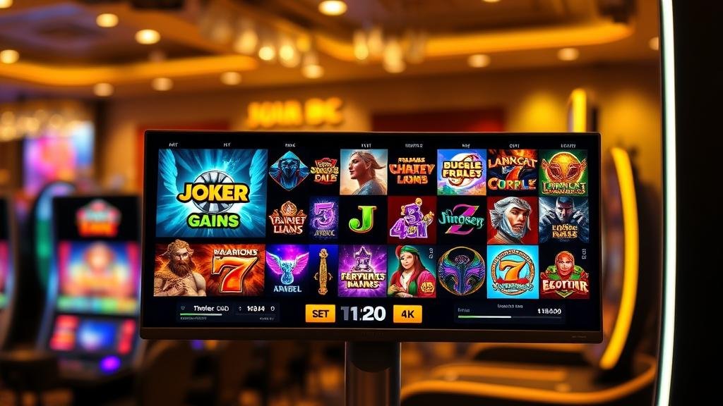 แผนภาพกลยุทธ์การเล่นสล็อต Joker Gaming