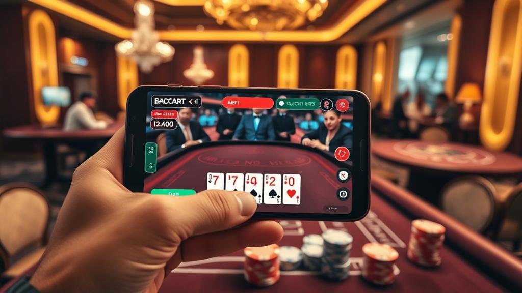 หน้าจอแสดงผลบาคาร่าสดพร้อมสถิติ