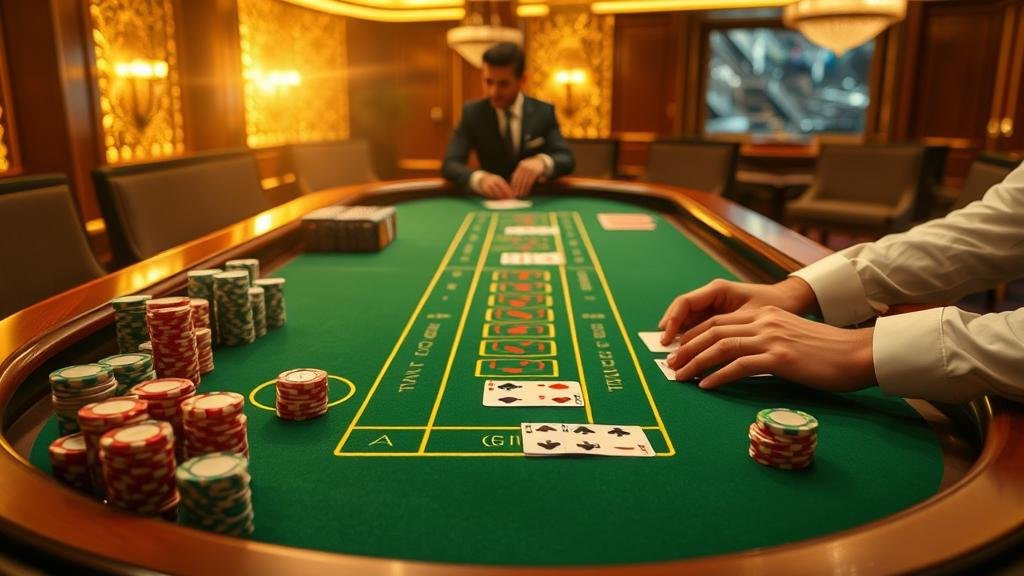 ดีลเลอร์สาวสวยในเกมเซ็กซี่บาคาร่า