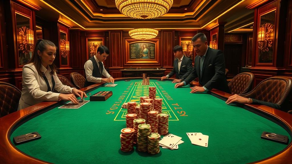 ตัวอย่างเค้าไพ่บาคาร่าที่นิยม