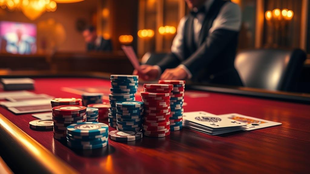 ผู้คนกำลังเล่นบาคาร่าออนไลน์