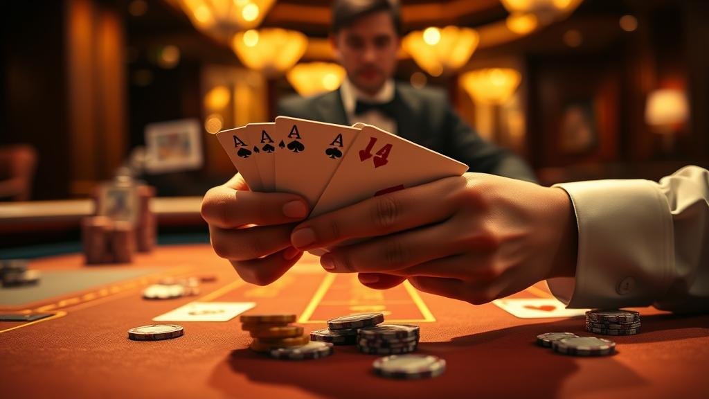 หน้าจอแสดงผลการวิเคราะห์เค้าไพ่บาคาร่าแบบเรียลไทม์