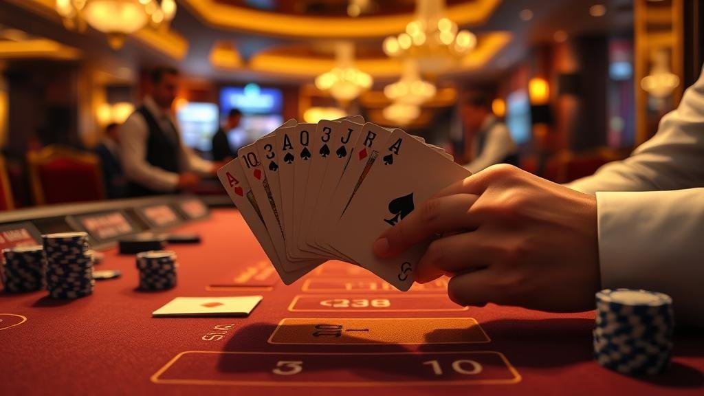 กราฟแสดงผลกำไรที่เพิ่มขึ้นอย่างสม่ำเสมอจากการเล่นบาคาร่า