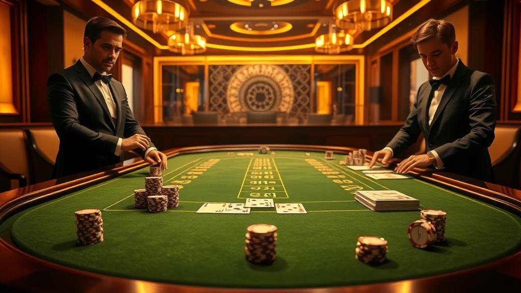 หน้าจอเกมบาคาร่าสดและบาคาร่าทดลอง