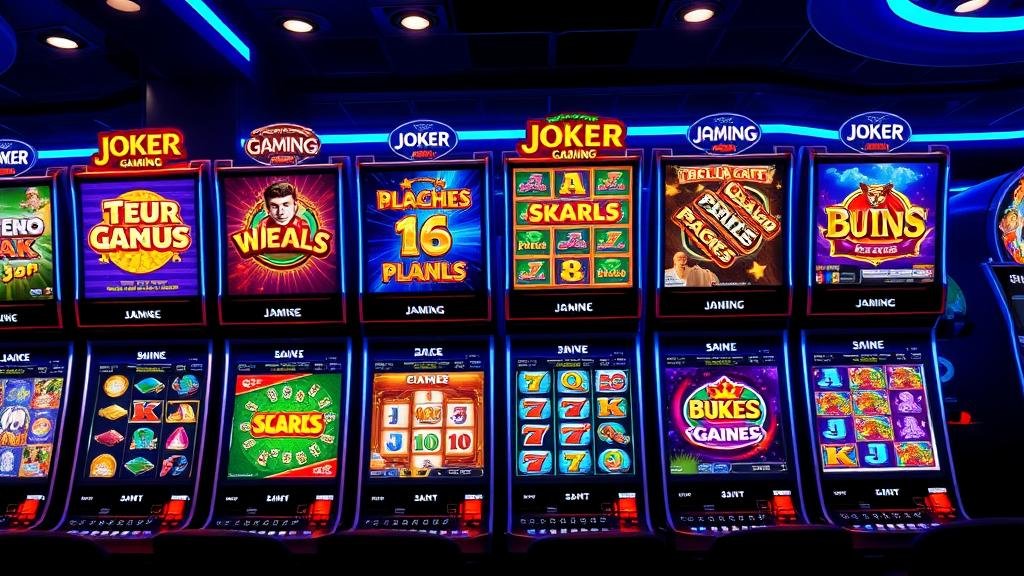 การเล่นสล็อต JOKER GAMING ผ่านมือถือ