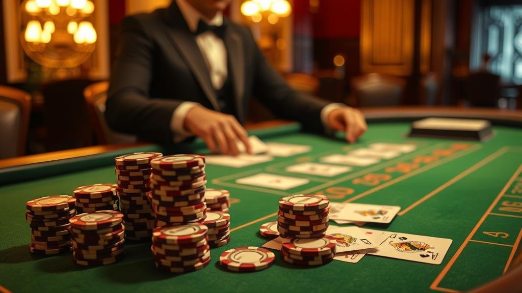 ภาพประกอบสูตรบาคาร่าและเทคนิคการวางเดิมพัน