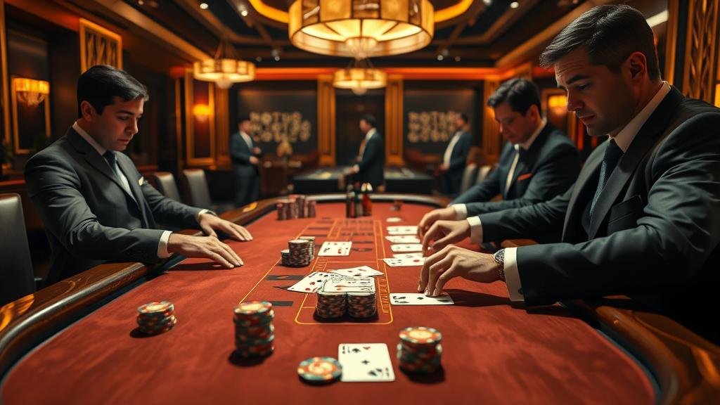 ภาพการวางเดิมพันและกลยุทธ์ในเกมบาคาร่า