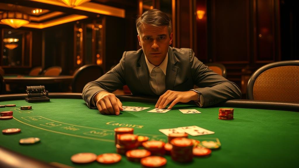 หน้าจอโทรศัพท์มือถือแสดงเกมบาคาร่าออนไลน์