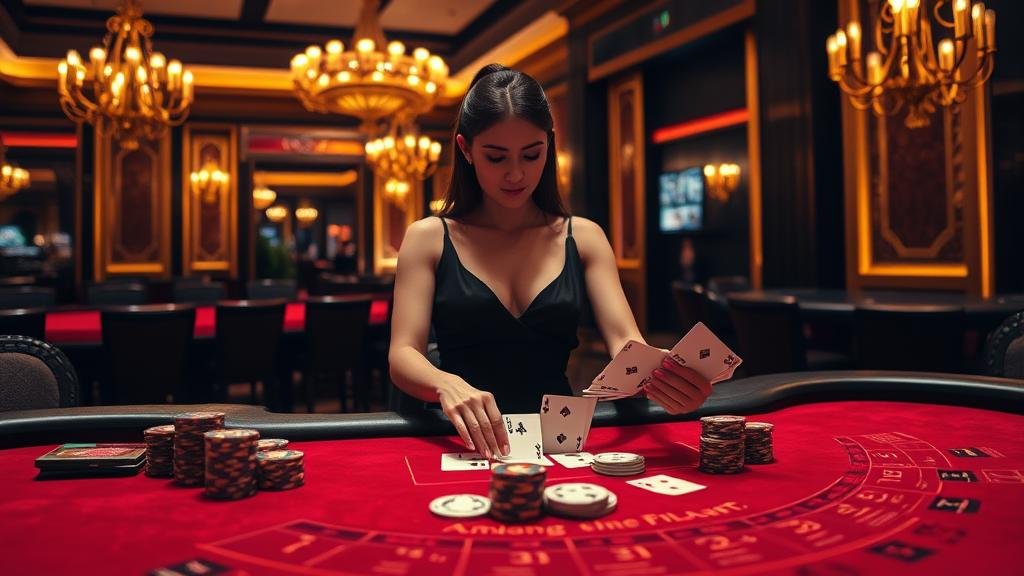 ตารางสรุปแต้มบาคาร่าและกฎการจั่วไพ่