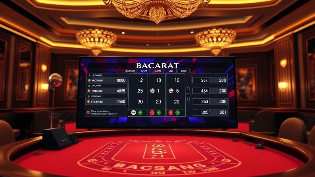 ภาพประกอบกลยุทธ์การเดินเงินในบาคาร่า